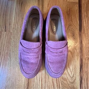 Patina Brand Pink Loafers size 8